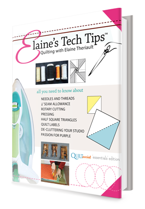 Elaine’s Tech Tips Quilting Book cover