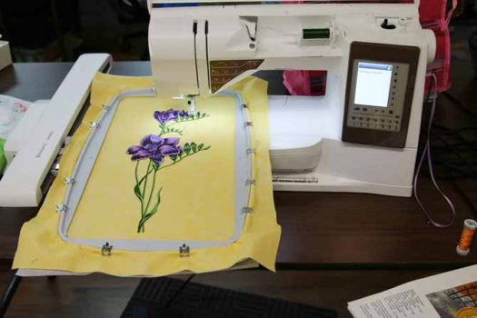 The embroidery is done!