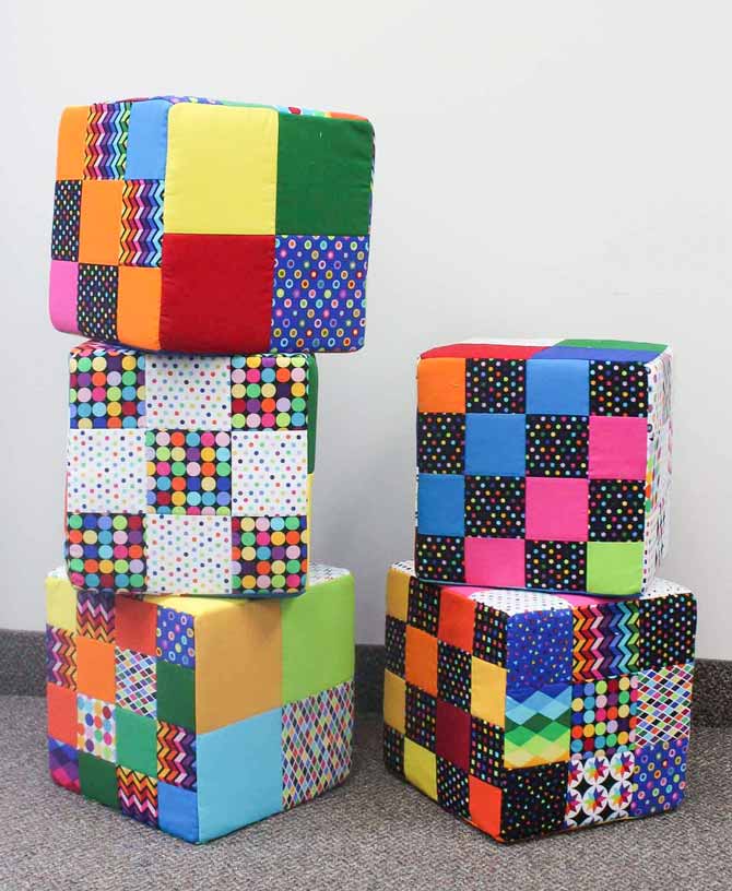 Cube pillows - couldn't just make one!