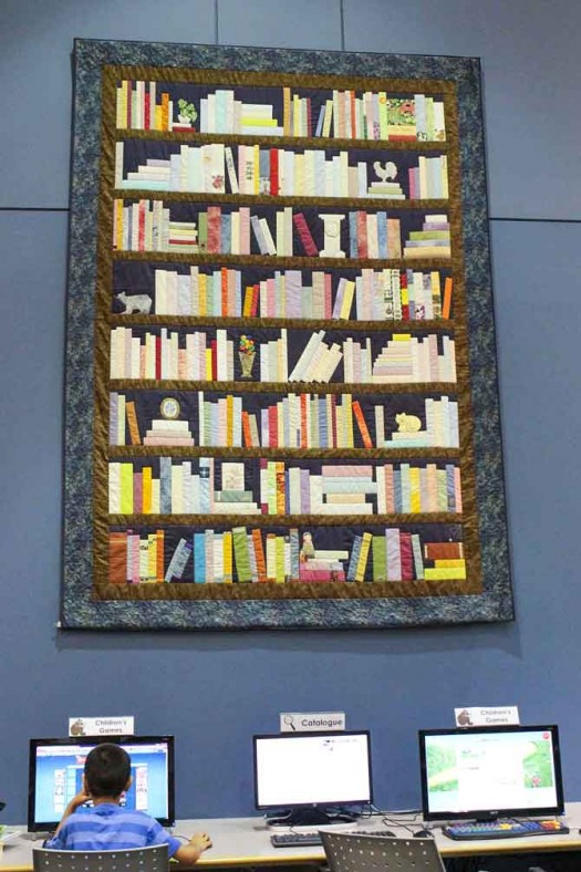 Quilt in a public library