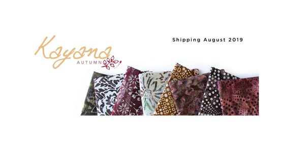 Banyan Batiks Kayana Autumn fabric steals the fall show