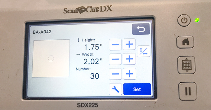 Changes made to size and number