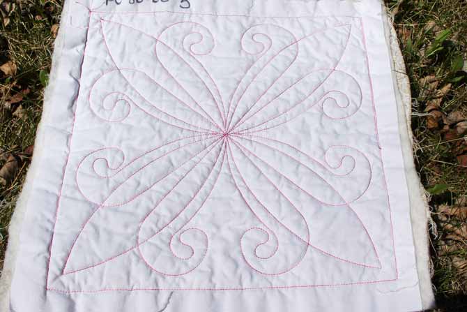 The benefits of cotton batting, how to pre-wash it and how to quilt it