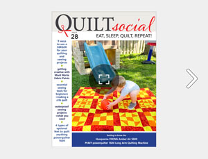 QUILTsocial Issue 28 Cover