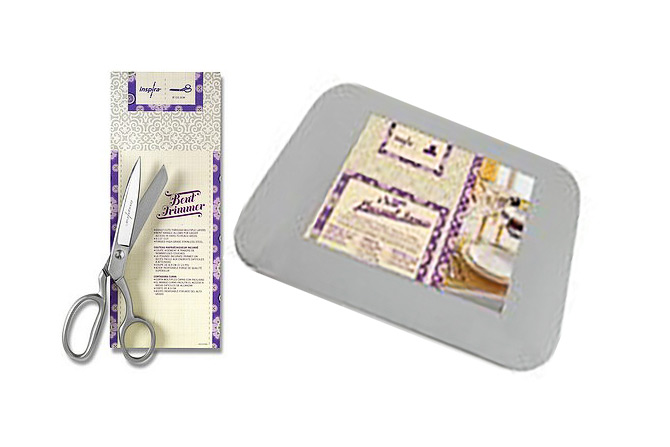 INSPIRA Bent Trimmer Scissors and iSew Placemat Forms