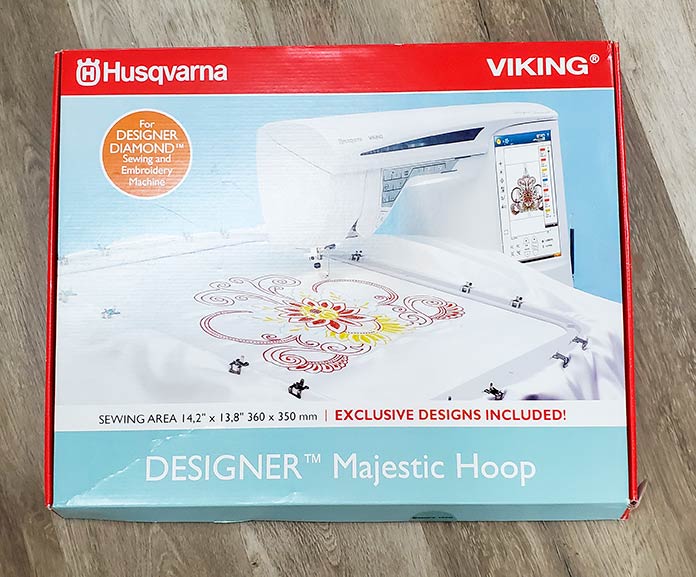 Husqvarna Viking DESIGNER Majestic Hoop; Husqvarna Viking Designer Brilliance 80