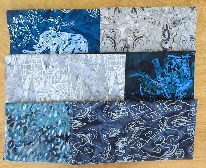 Making a Roll & Go with Banyan Batiks African Violets collection!