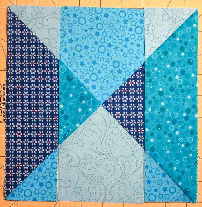 Easy Quilt Blocks using Half Square Triangles – Little Fabric Shop