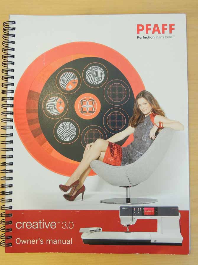 The manual for the PFAFF creative 3.0 is full of tips and walks you through several features, including sequencing - I had to give it a try!