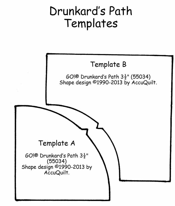 Drunkards Path Quilt Templates Free