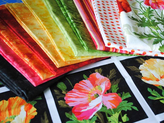 The Full Bloom fabrics from Northcott include bright tone on tones and lovely prints.