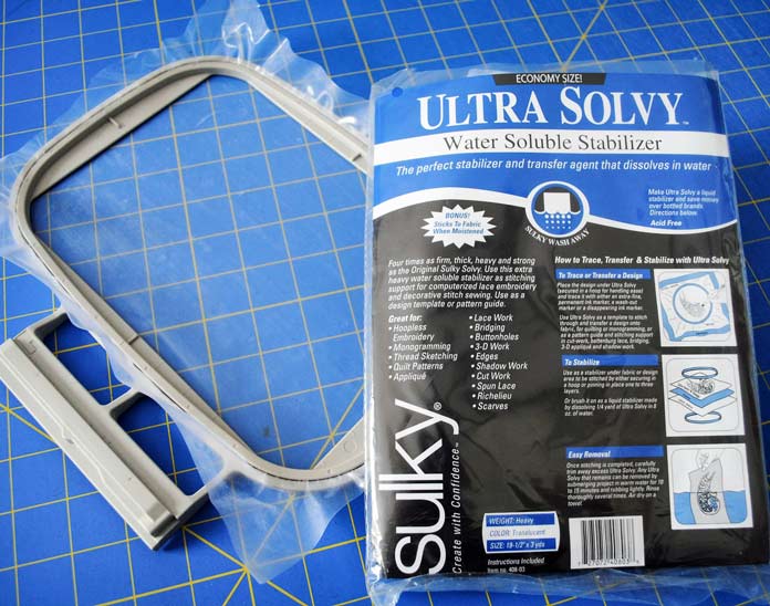 Sulky Ultra Solvy stabilizer