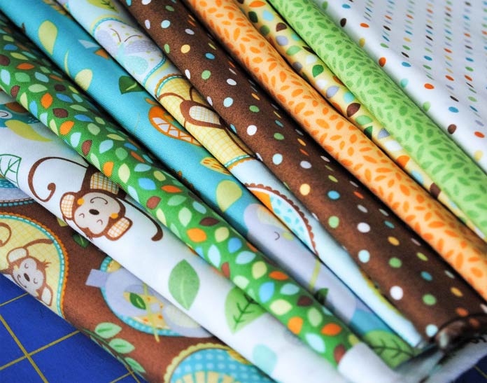Jungle Friends fabric from Northcott
