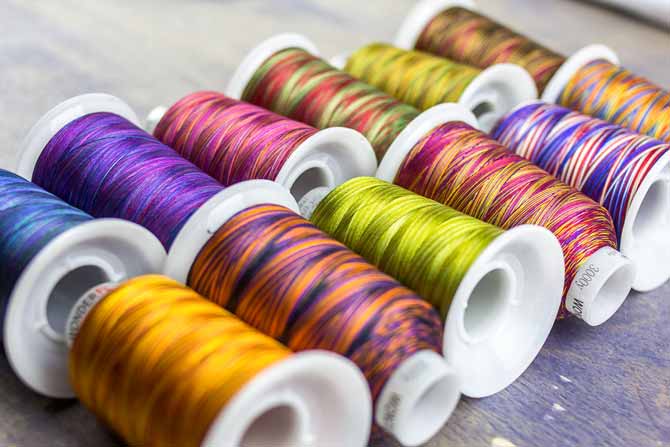Spools of Fabulux Thread - see 3 key tips on quilting with this fabulous thread by WonderFil Threads
