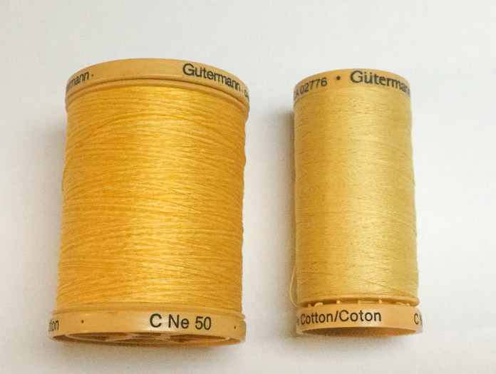 Gütermann 50 weight cotton thread comes in a wide selection of colors in 875 yard and 274 yard variegated or solid. A tutorial on thread painting using SCHMETZ needles/ Gütermann threads / Northcott fabric