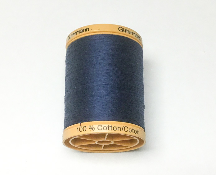 Gütermann 50 weight cotton thread is ideal for both piecing and machine quilting; a tutorial on thread painting