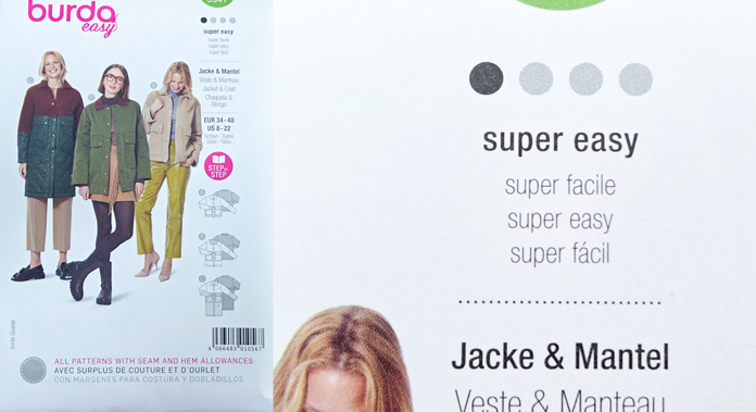 Burda Easy 5941 Jacket & Coat sewing pattern