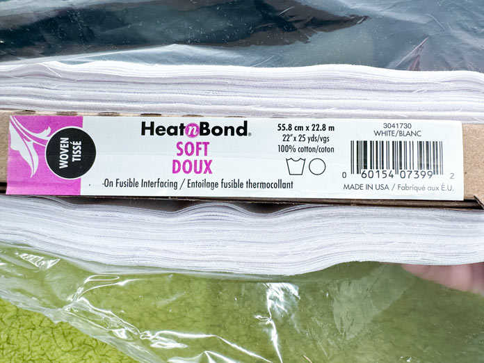 A bolt of HeatnBond Woven Fusible Interfacing 