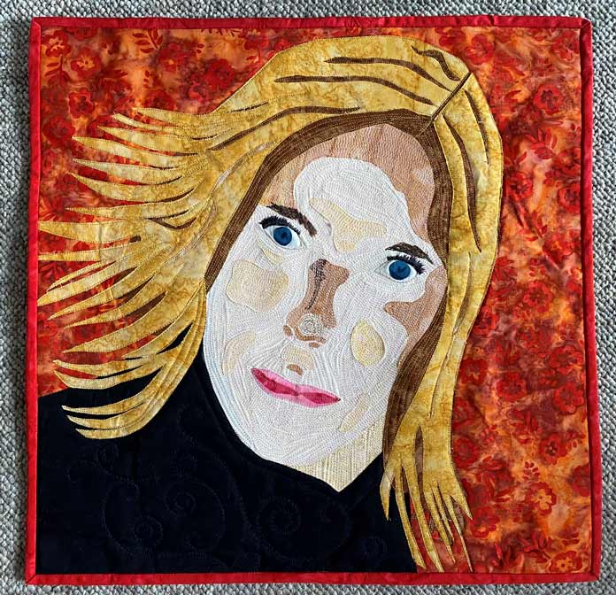 Keeping It Picasso Simple Quilt by Claire Haillot for ANPTmag Issue 54; photo by Claire Haillot for ANPTmag