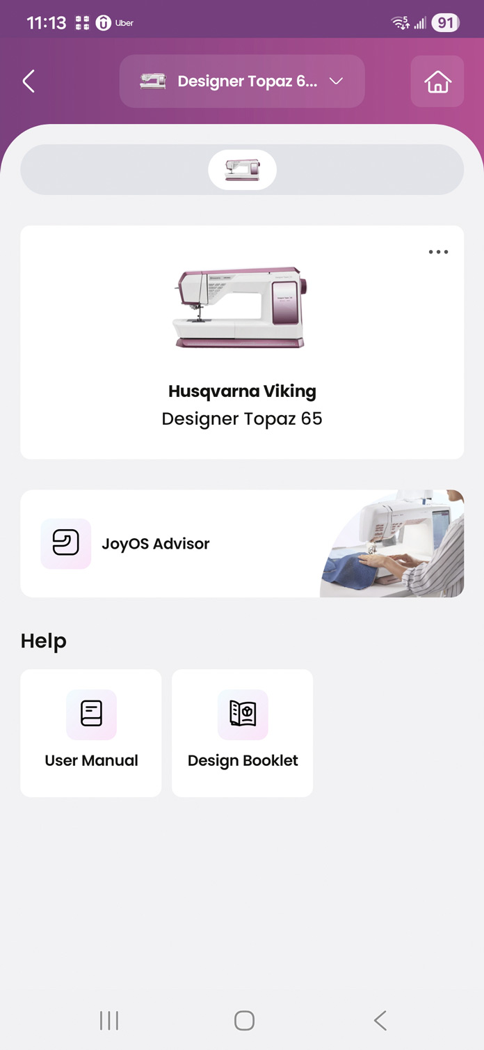 A screenshot of the Creativate app on a smart device