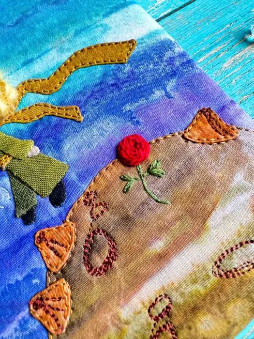 Detail of Always a Dreamer Wall Art pattern from ANPTmag Issue 62; photo by Olesya Lebedenko for ANPTmag