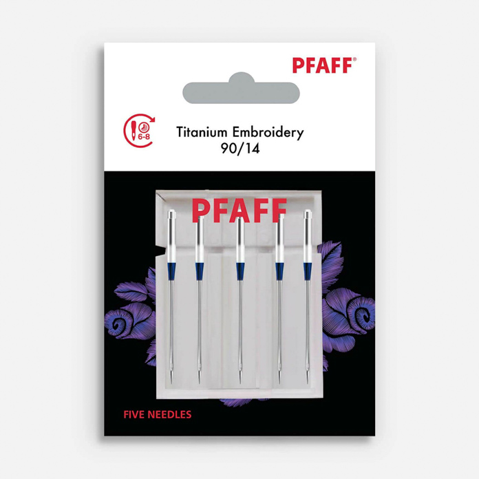 Picture of PFAFF Titanium Embroidery needles size 90/14.