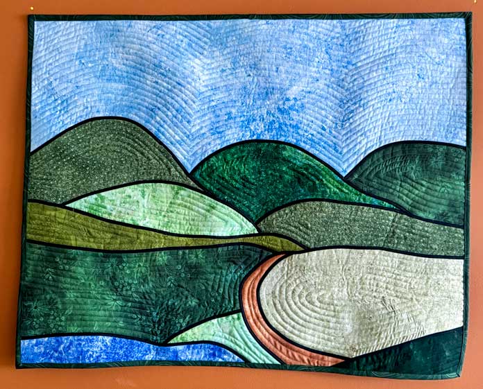 The completed quilt.