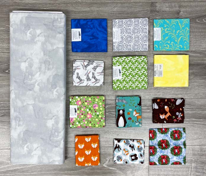 Fabric collection from Fabric Creations, and Fabric Palette.