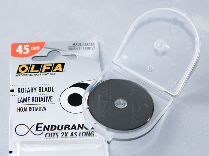 45mm OLFA endurance blade out of the package