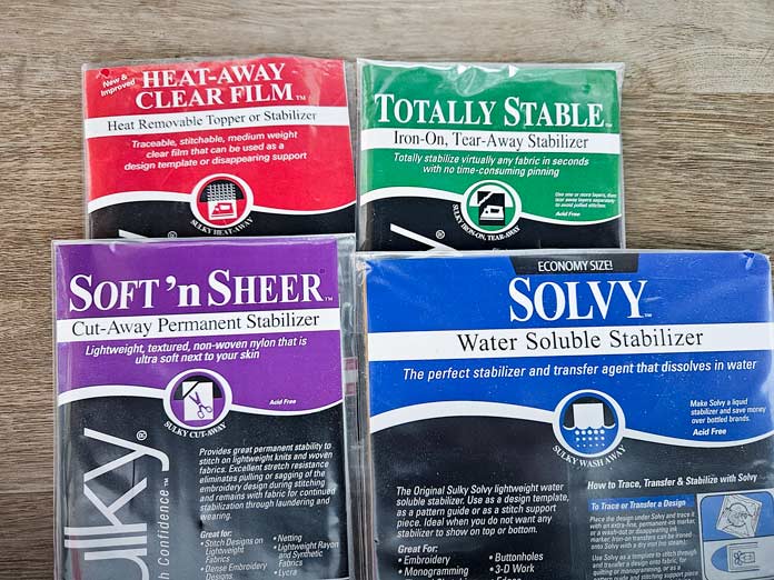 Four packages of stabilizer