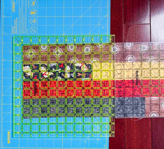 The end of a strip is square off.