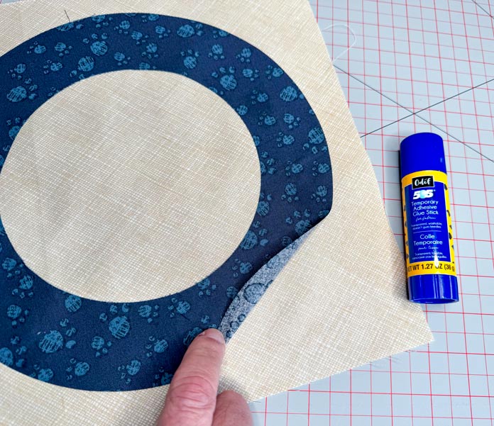 Applying ODIF 505 Temporary Adhesive Glue Stick.