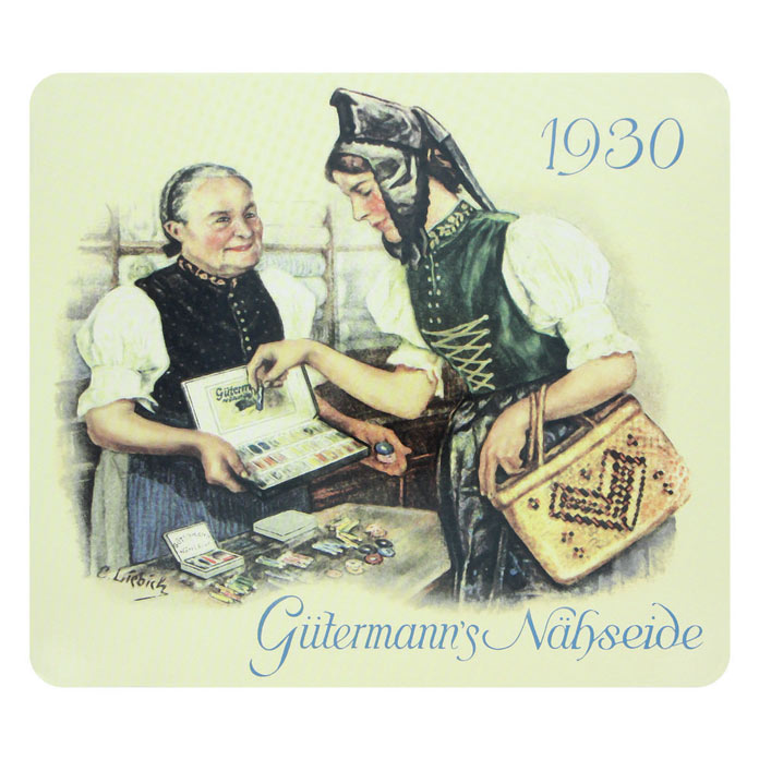 Gütermann Nostalgia Box containing 30 spools of Sew–all polyester thread