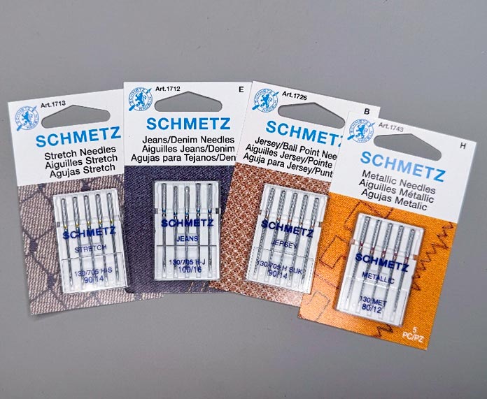 SCHMETZ Stretch, Jean, Jersey and Metallic needles