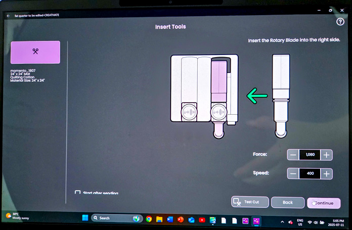 A computer screen