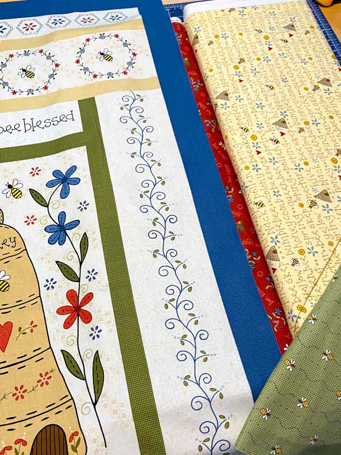 Simple Patchwork Border for Quilt Panels - Fairfield World Craft