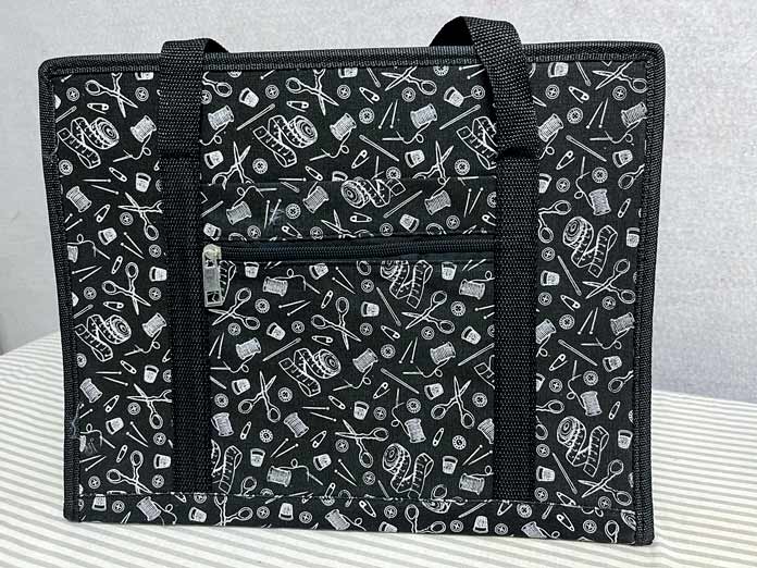 Black and white Multi–Use Craft Bag