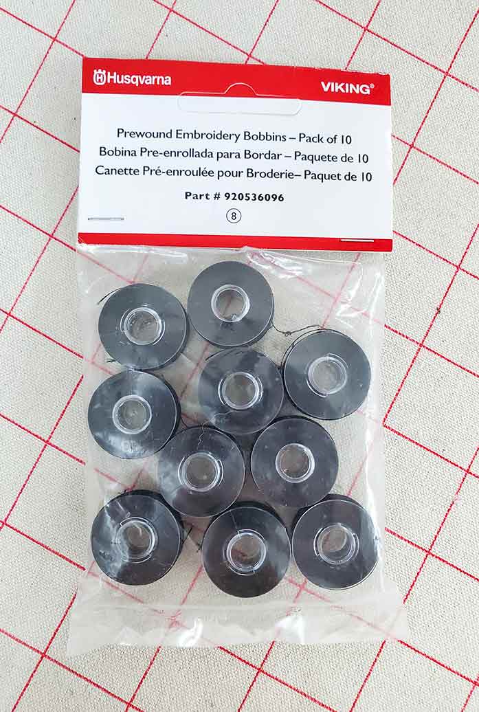 A package of pre-wound bobbins for the Designer EPIC and Designer EPIC 2