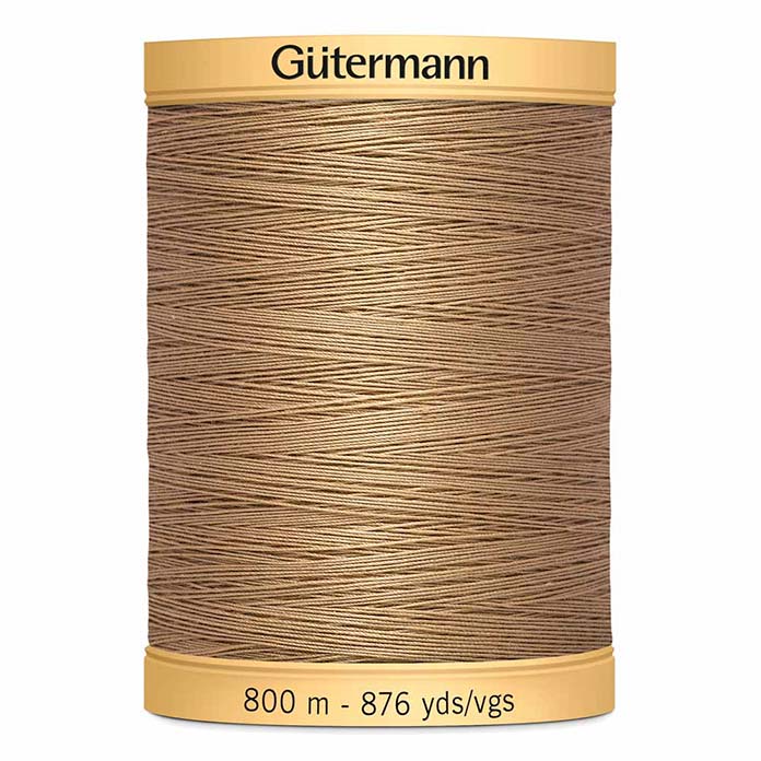 Gütermann 100% natural cotton thread is made with the finest, long-staple cotton and is strong with a silk-like lustre. Suitable for both hand and machine sewing. Ideal for piecing and embroidery work with the finest cotton fabrics.