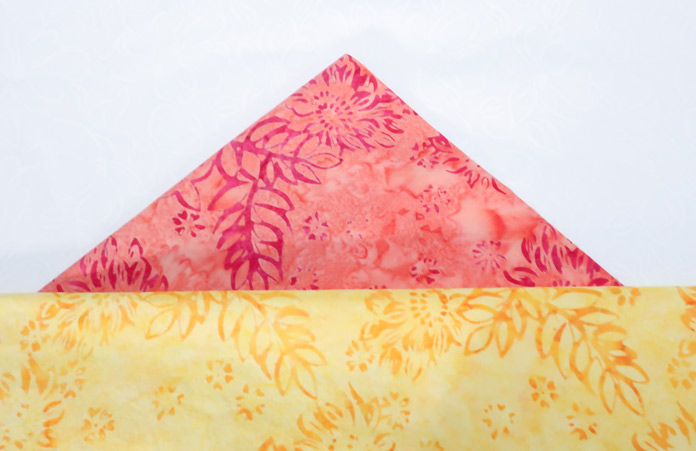 2 wonderful fabrics from the Boho Beach yellow colorway collection