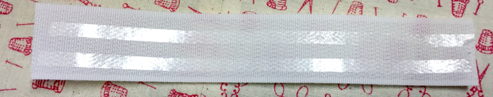 HeatnBond Quilter's Edge with paper removed.