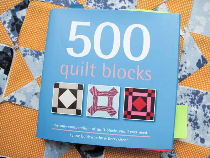 '500 quilt blocks' book holds a lot of quilt block possibilities including their variations.