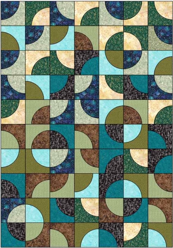 Drunken Path Quilt Pattern Path Quilt Drunkards Modern Pattern Pdf Zoom ...