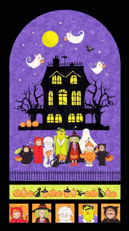 Panel from Northcott's Happy Halloween Collection