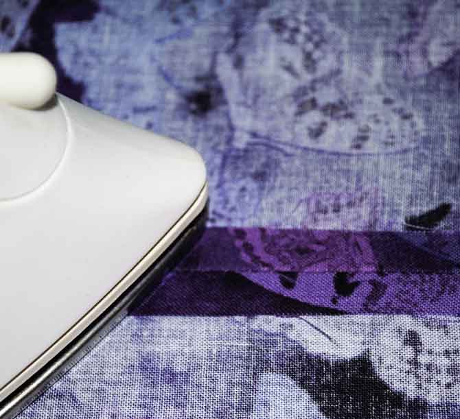 Pressing the seam open