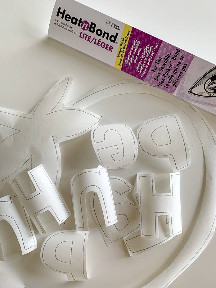 Step by step fusible applique with HeatnBond Lite