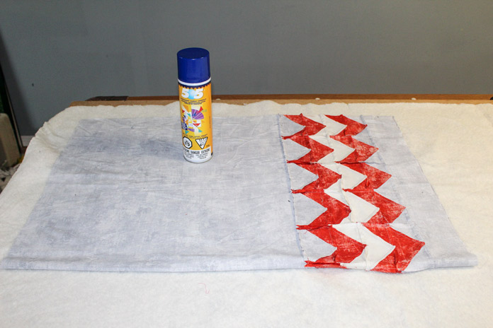 I use ODIF 505 Temporary Fabric Adhesive Spray to sandwich my quilt