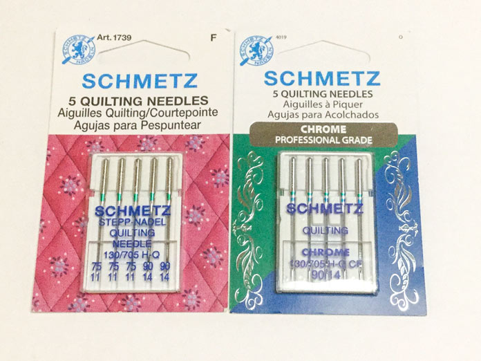 SCHMETZ Quilting needles standard and chrome