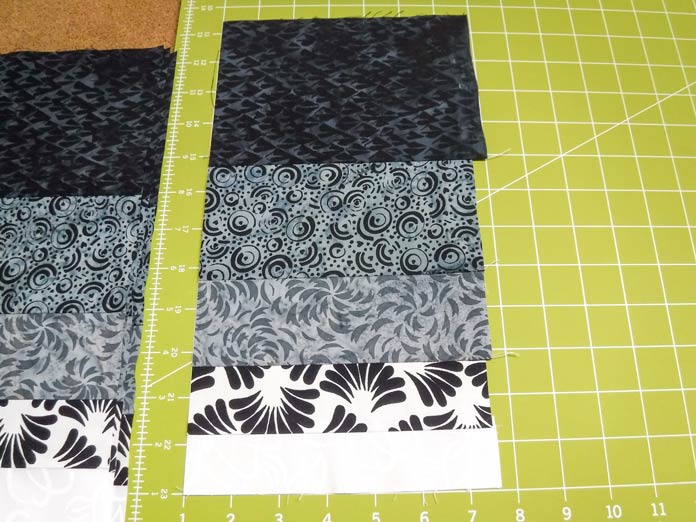 With fabrics as beautiful as the Banyan Batiks Banyan Classics Collection, you won't want to waste a scrap! Turn the leftovers into a fun and free bonus project! Free rail fence quilt pattern