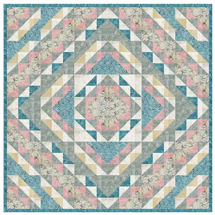 Sea Salt by Linda J. Hahn using Banyan Batiks, Island Vibes fabrics